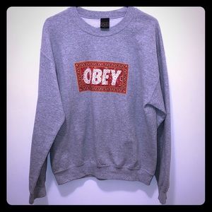 Vintage Obey Sweater used great condition